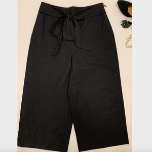 Kate Spade Black Culotte Pants 3/4 length, size 10
